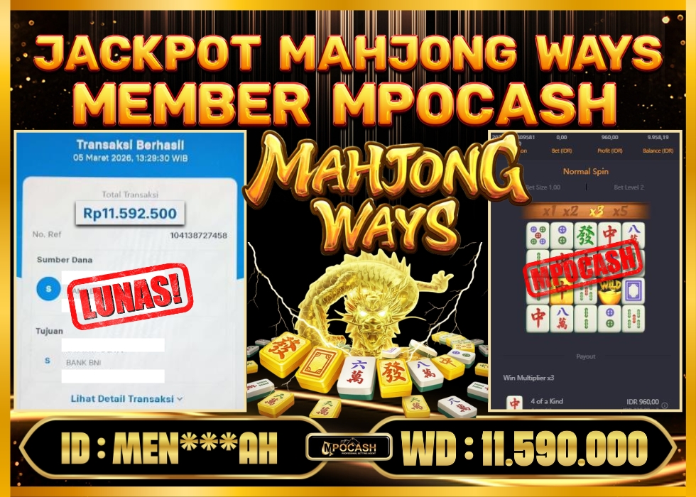 MPOCASH JACKPOT MAHJONG WAYS